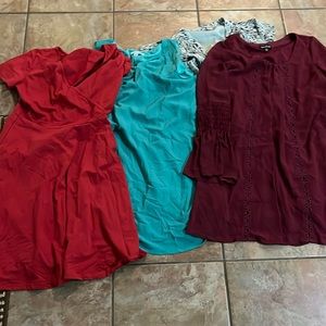 4 dresses for the bargain price of 15 medium size